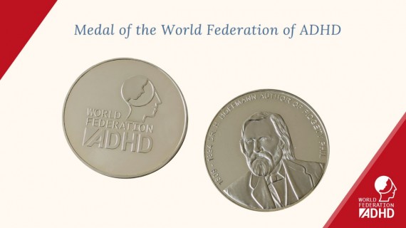 During the opening ceremony of the 8th ADHD Congress... Medal of the World Federation of ADHD